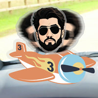 Thumbnail for Flying Time & Junior Pilot Custom Automatic Shaking Head Decorations Personalized Acrylic