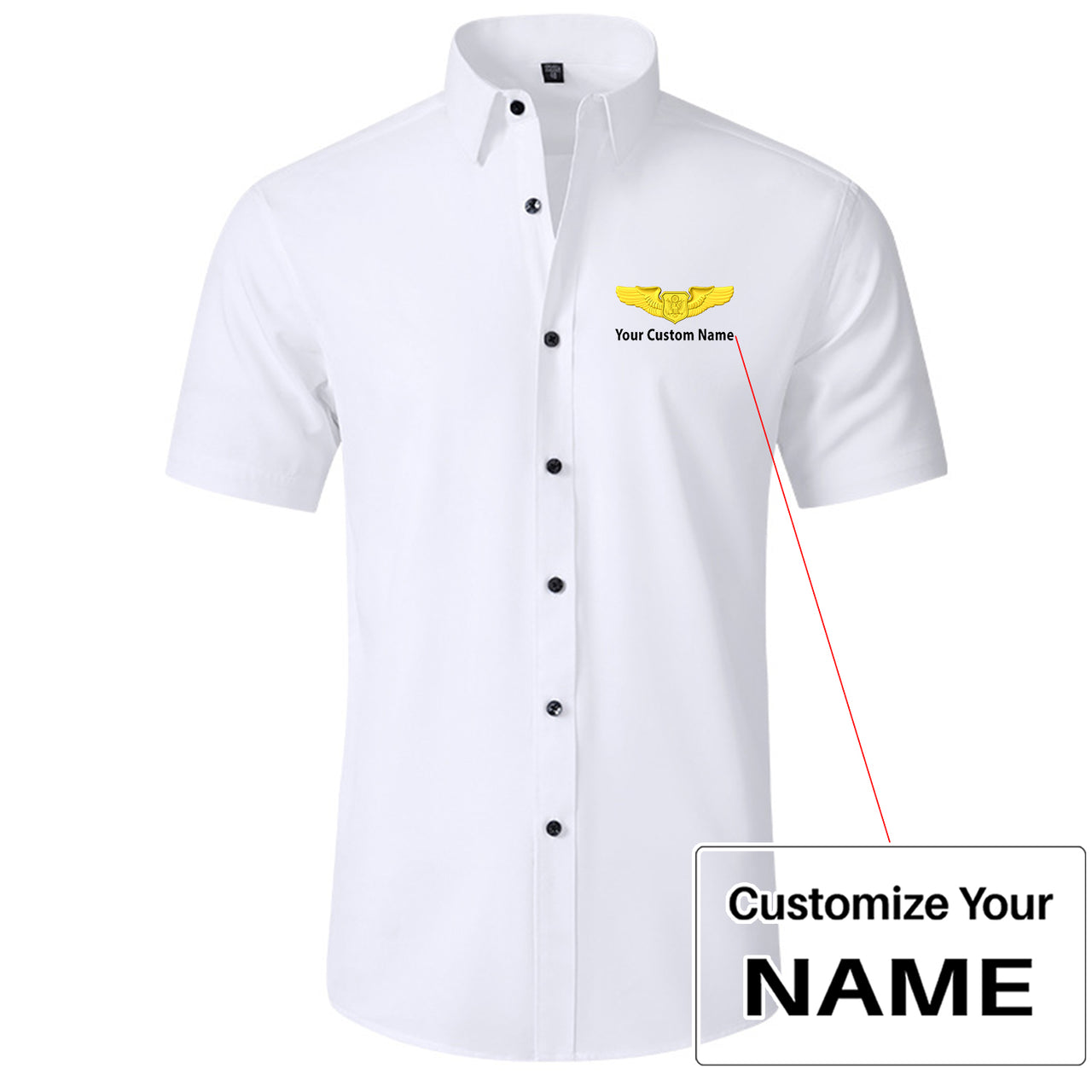 Custom Name (Special US Air Force) Design Super Quality Short Sleeve Shirts