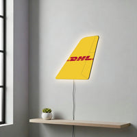 Thumbnail for DHL Aviation Designed Metal Wall LED Aircraft Tail