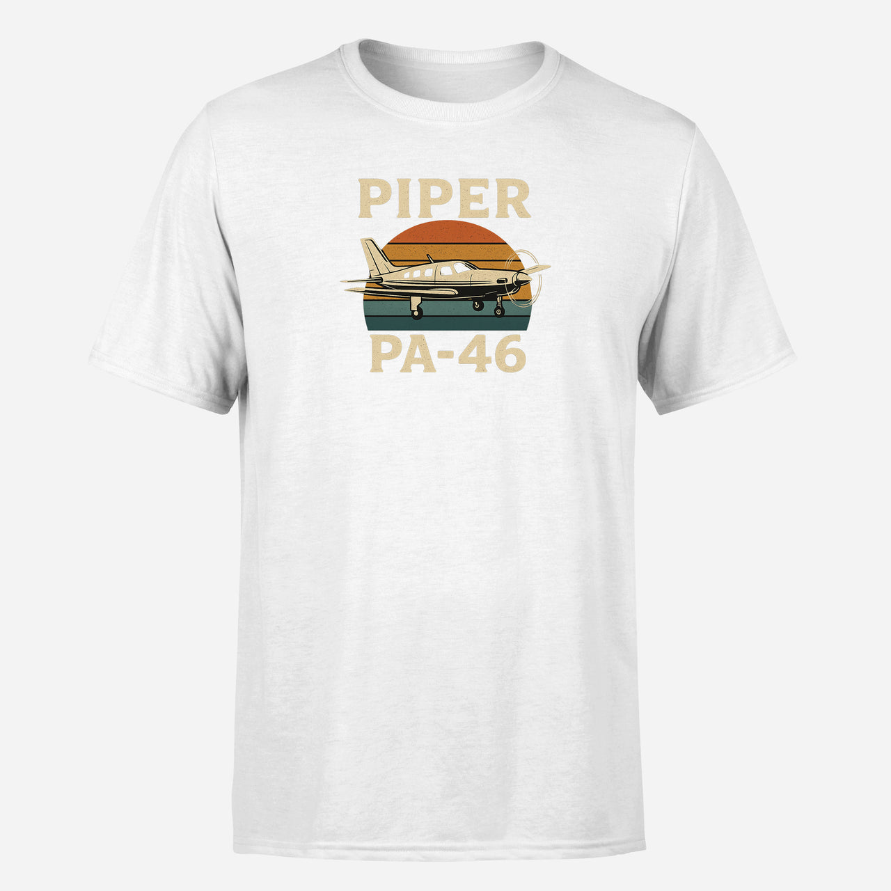 Retro Piper PA-46 Design Super Quality T-Shirts