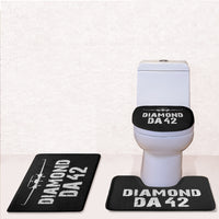 Thumbnail for Diamond DA42 & Plane Designed Toilet Seat Cover Three-piece Set