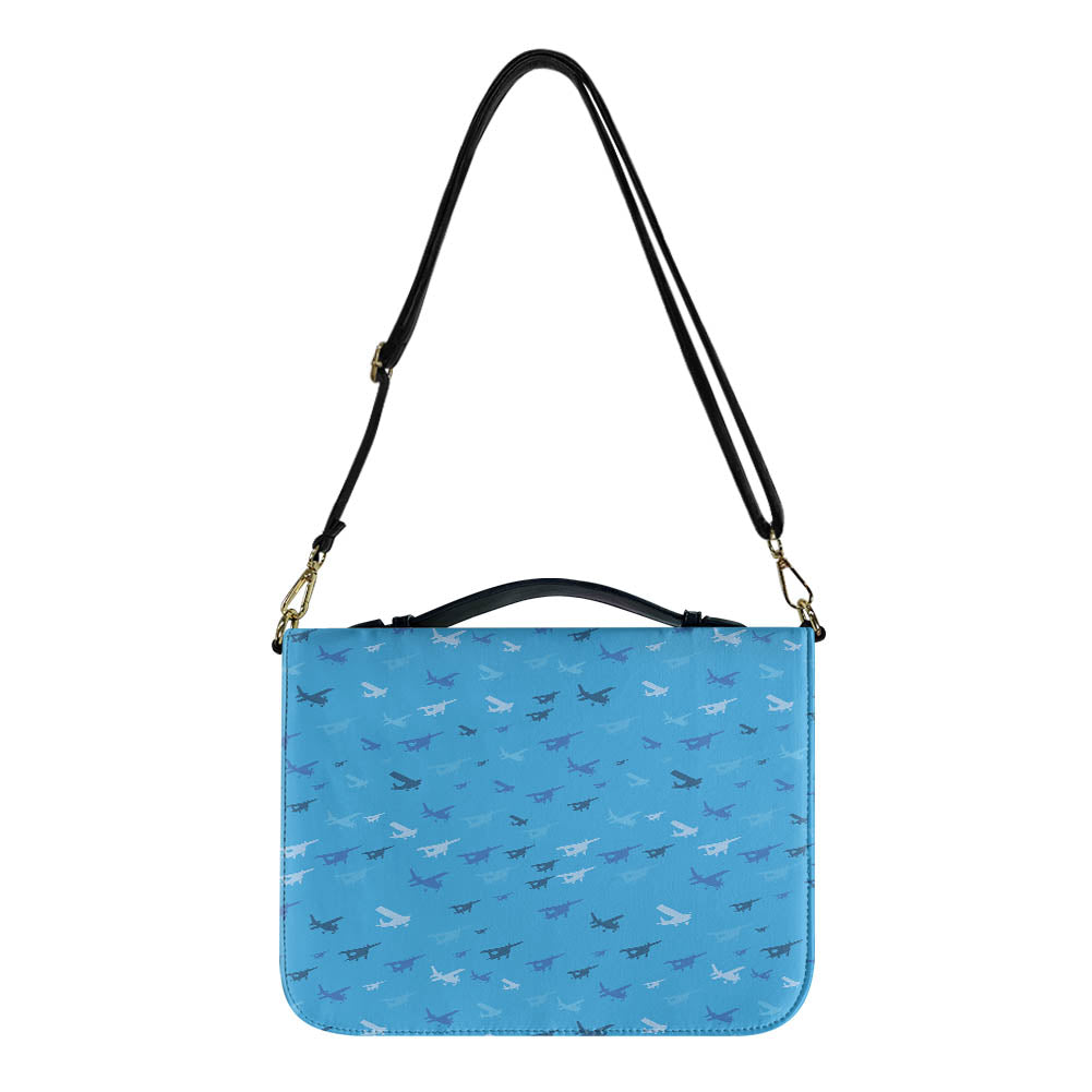 Many Propellers 2 Designed PU Accessories Bags Strap Style