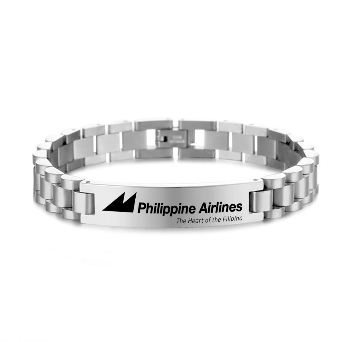 Philippine Airlines Designed Stainless Steel Chain Bracelets