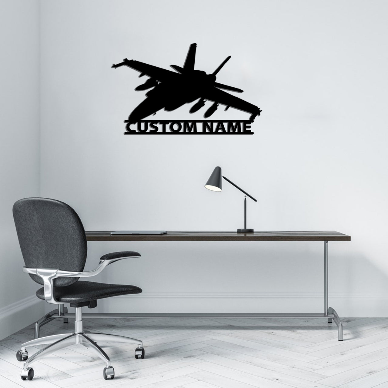 The McDonnell Douglas F18 Designed Wall Metal Signs