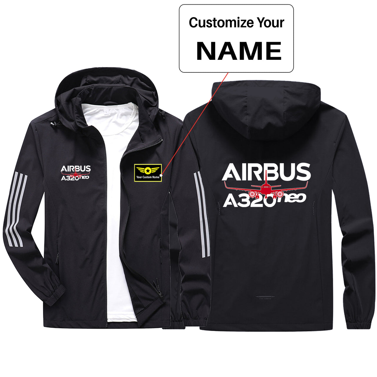 Amazing Airbus A320neo Sport & Running Jackets