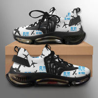 Thumbnail for Fly Be Free White Designed Fashion Running Shoes