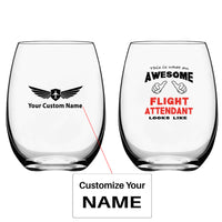 Thumbnail for Flight Attendant Designed Water & Drink Glasses