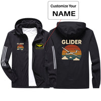 Thumbnail for Retro I Love Gliding Design Sport & Running Jackets