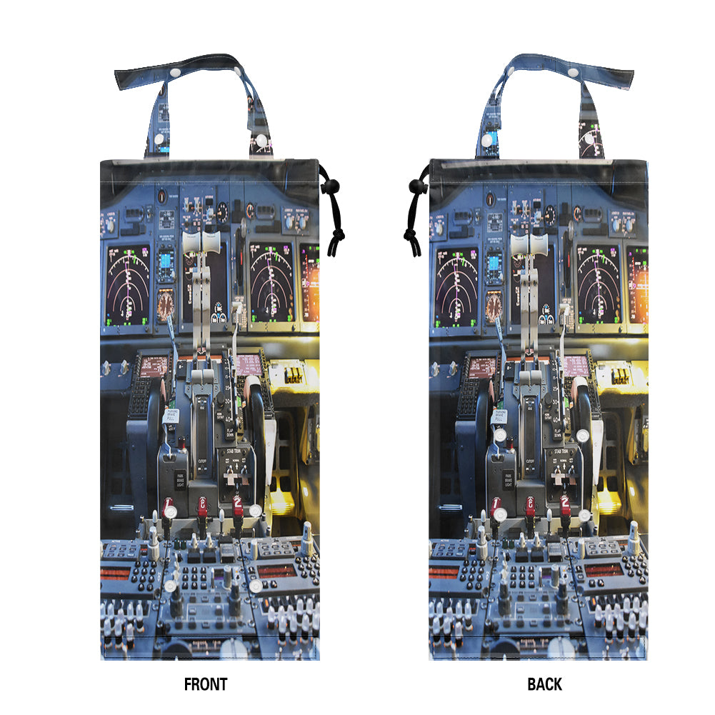 Boeing 737 Cockpit-Vertical Designed Car Folding Garbage Bags