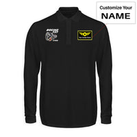 Thumbnail for Boeing 737 Engine & CFM56 Designed Long Sleeve Polo T-Shirts