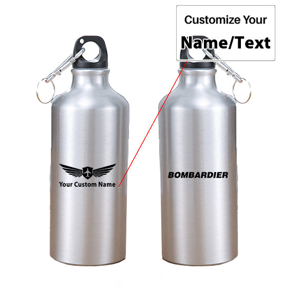 Bombardier & Text Designed Thermoses