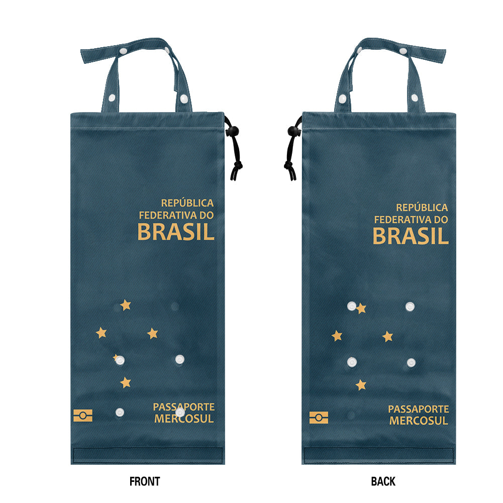 Brasil Passport Designed Car Folding Garbage Bags