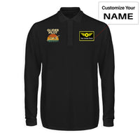 Thumbnail for Retro Glider Designed Long Sleeve Polo T-Shirts