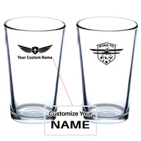 Thumbnail for Born To Fly Designed Designed Beer & Water Glasses