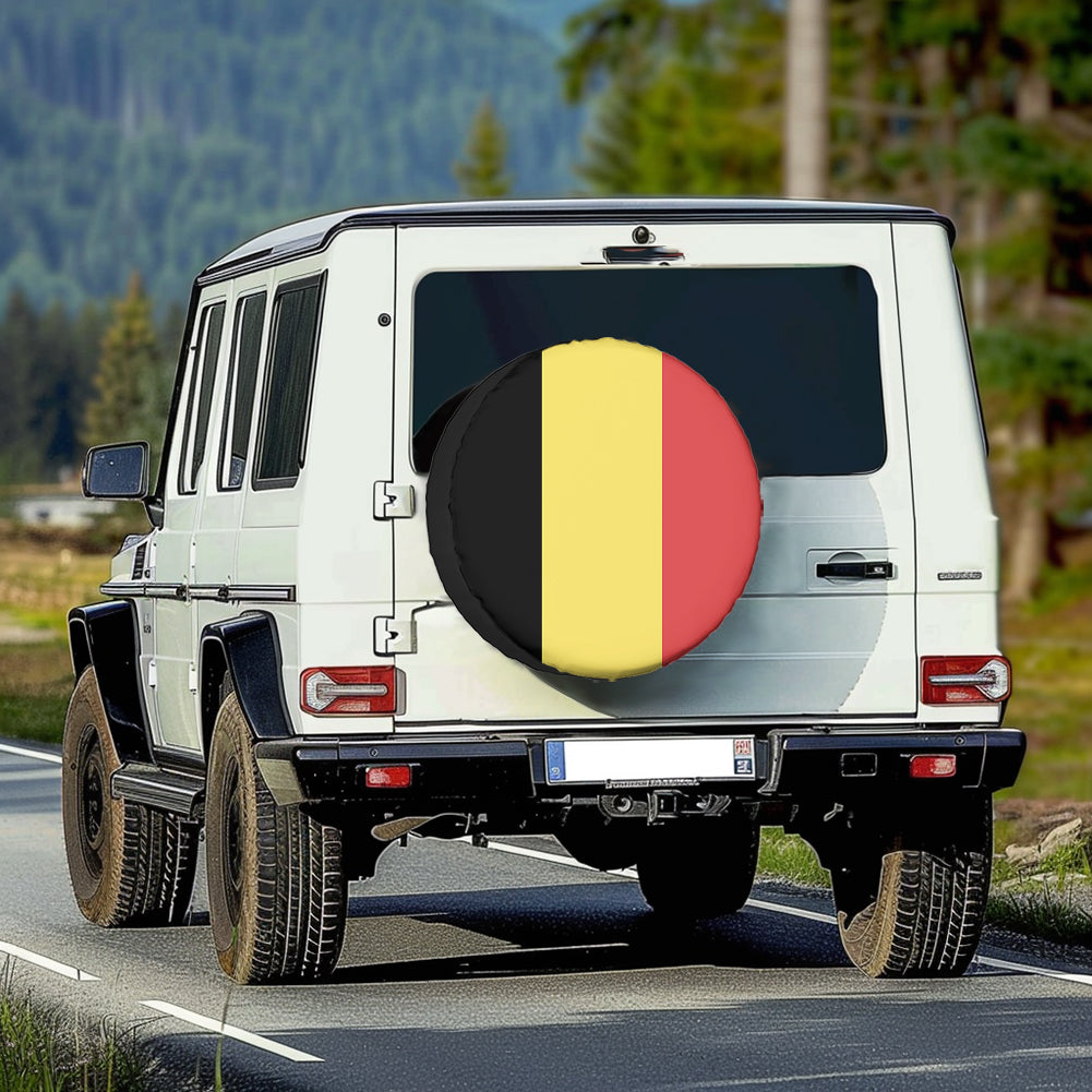 Belgium Flag Designed Tire Cover Cases