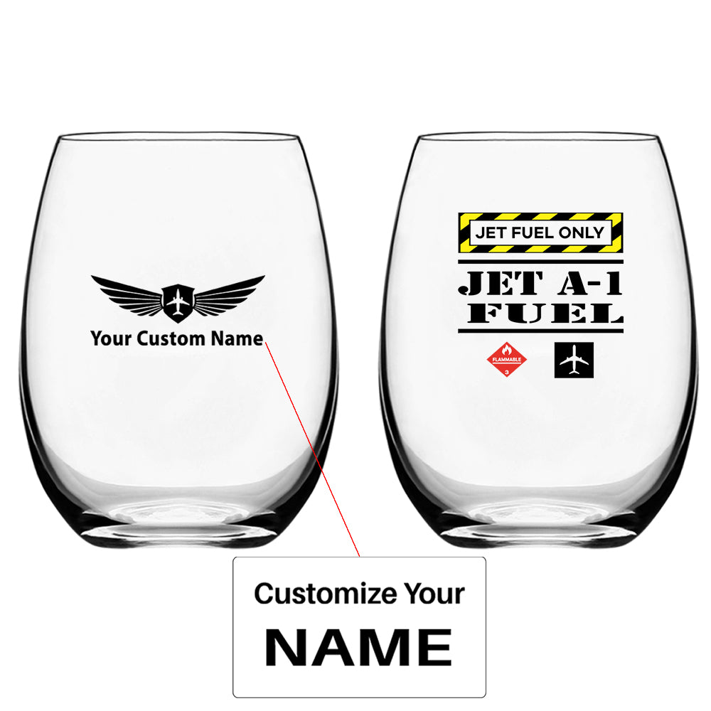 Jet Fuel Only Designed Water & Drink Glasses