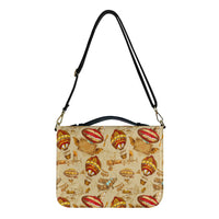 Thumbnail for Graphical Travel 2 Designed PU Accessories Bags Strap Style