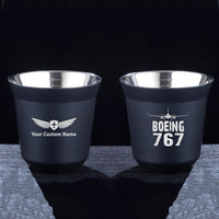 Thumbnail for Boeing 767 & Plane Designed Double Wall Stainless Steel Coffee Mugs