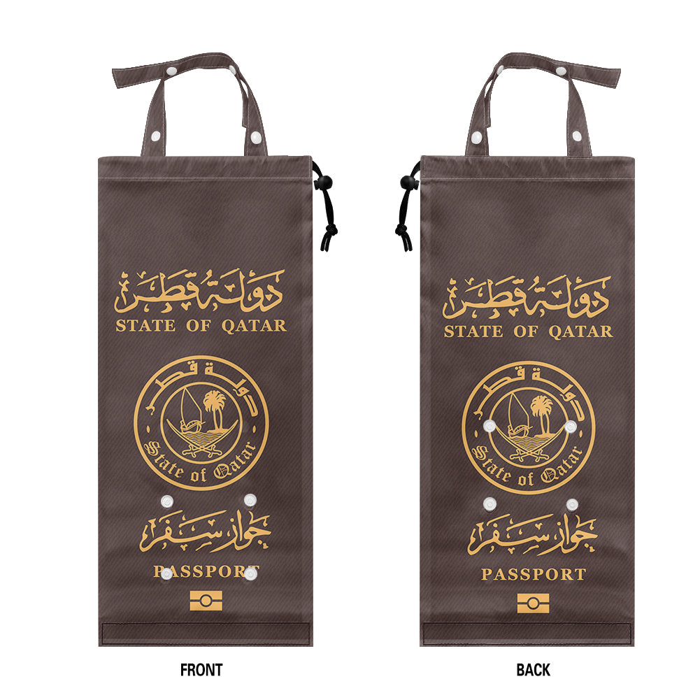 Qatar Passport Designed Car Folding Garbage Bags