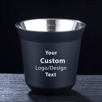 Thumbnail for Custom Design Image Logo Designed Double Wall Stainless Steel Coffee Mugs