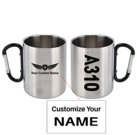 Thumbnail for A310 Text Designed Stainless Steel Outdoors Mugs