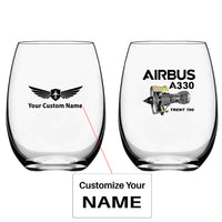Thumbnail for Airbus A330 & Trent 700 Engine Designed Water & Drink Glasses