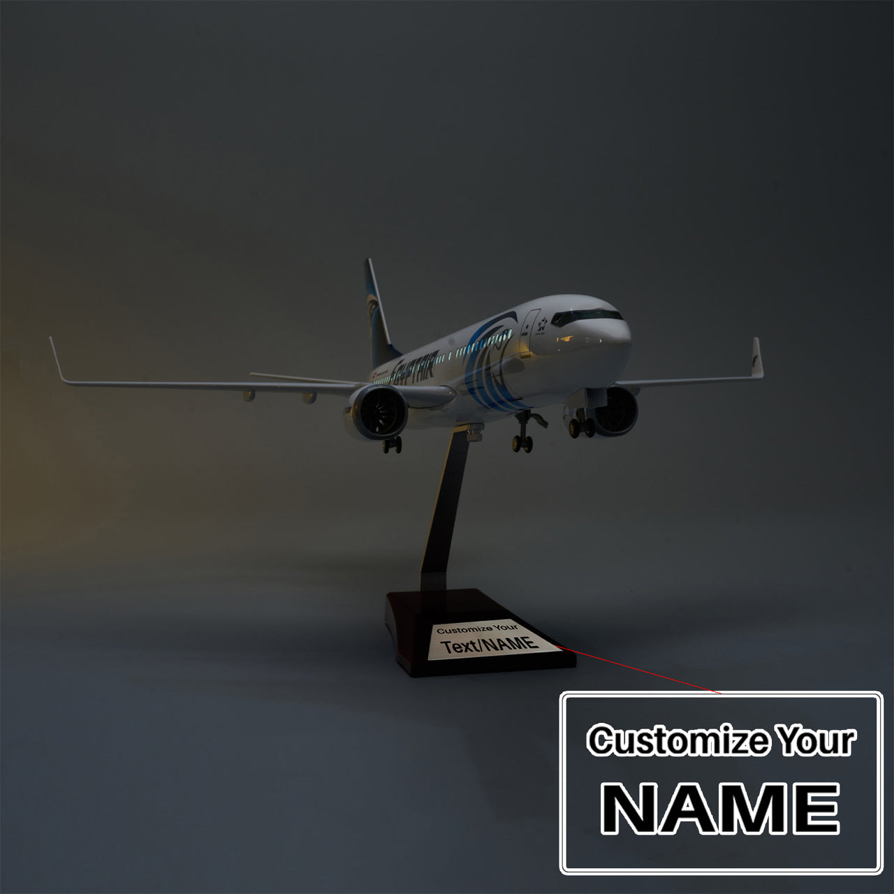 Egypt Air Boeing B737-800  Airplane Model (1/85 Scale - 47CM)