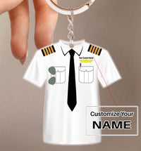Thumbnail for T-Shirt Pilot Uniform Acrylic Keychain