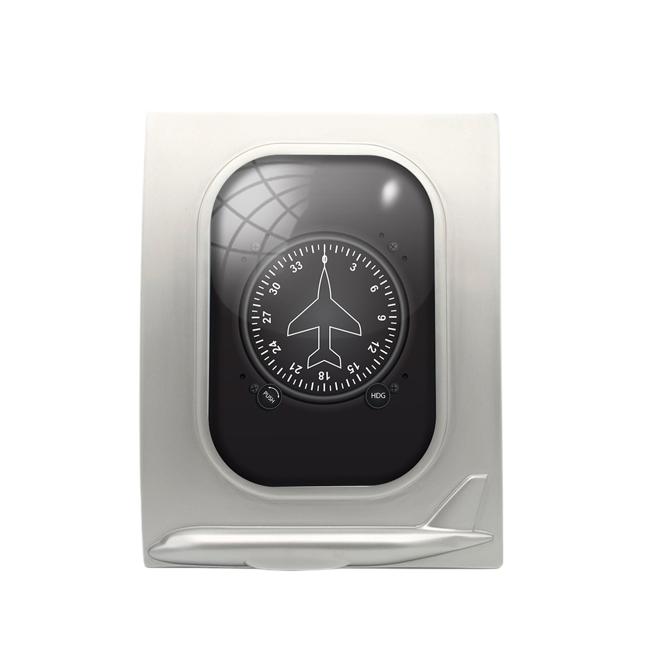 Airplane Instruments-Heading Designed Airplane Window Photo Frame