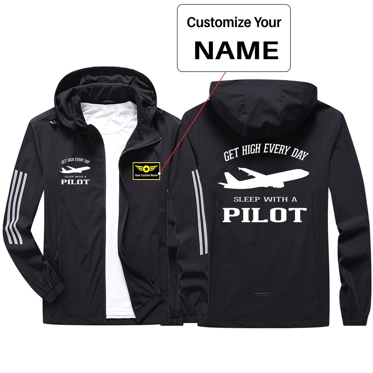 Get High Every Day Sleep With A Pilot Sport & Running Jackets