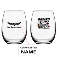 Thumbnail for Boeing 747 & PW4000-94 Engine Designed Water & Drink Glasses