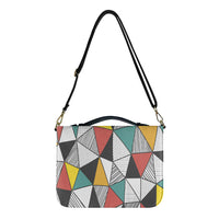 Thumbnail for Mixed Triangles Designed PU Accessories Bags Strap Style