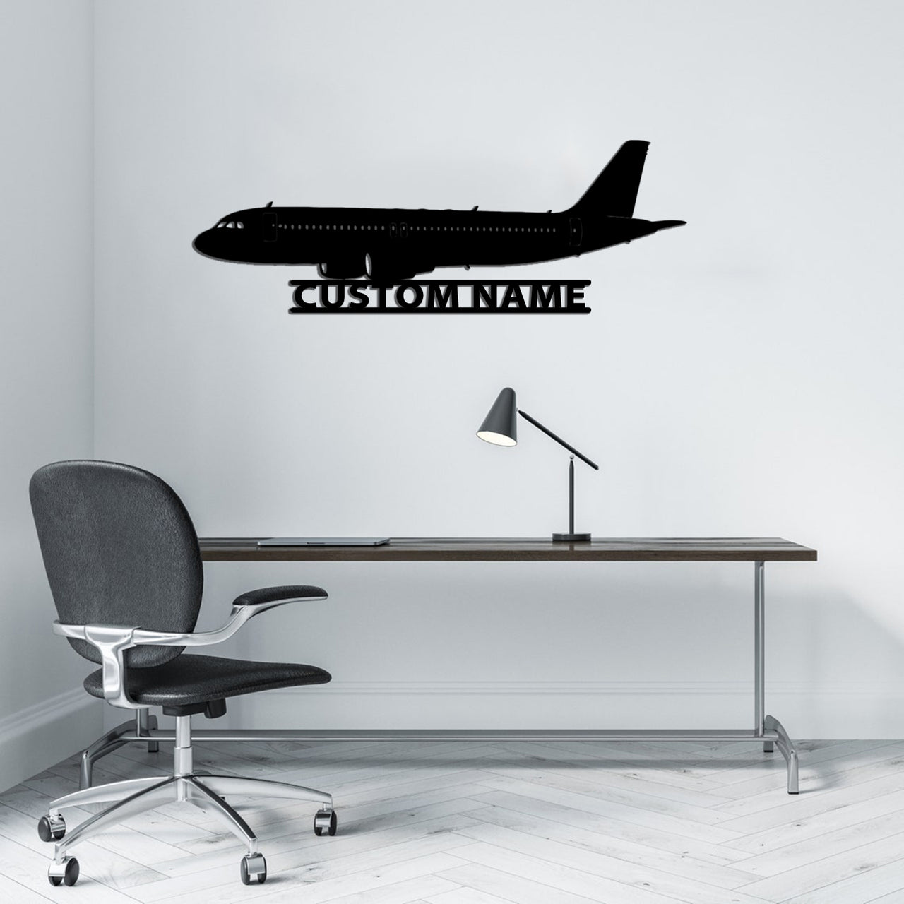 Cruising Airbus A320 Designed Wall Stickers Designed Wall Metal Signs