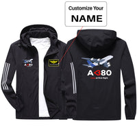 Thumbnail for Airbus A380 Love at first flight Sport & Running Jackets