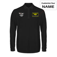 Thumbnail for The Cessna 152 Designed Long Sleeve Polo T-Shirts