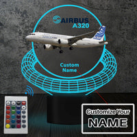 Thumbnail for Airbus A320 Designed 3D Lamp