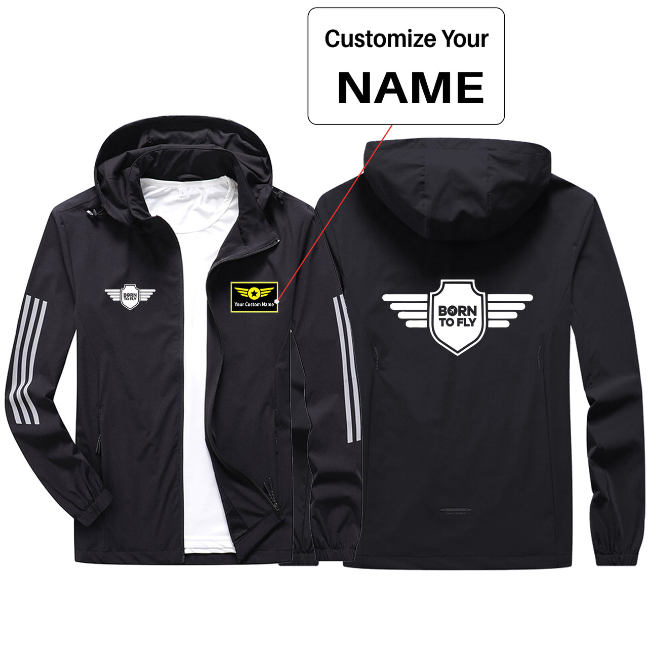 Born To Fly & Badge Sport & Running Jackets