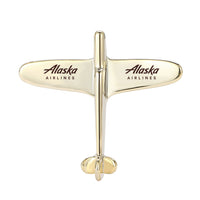 Thumbnail for Alaska Airlines Designed Airplane Shape Brooches