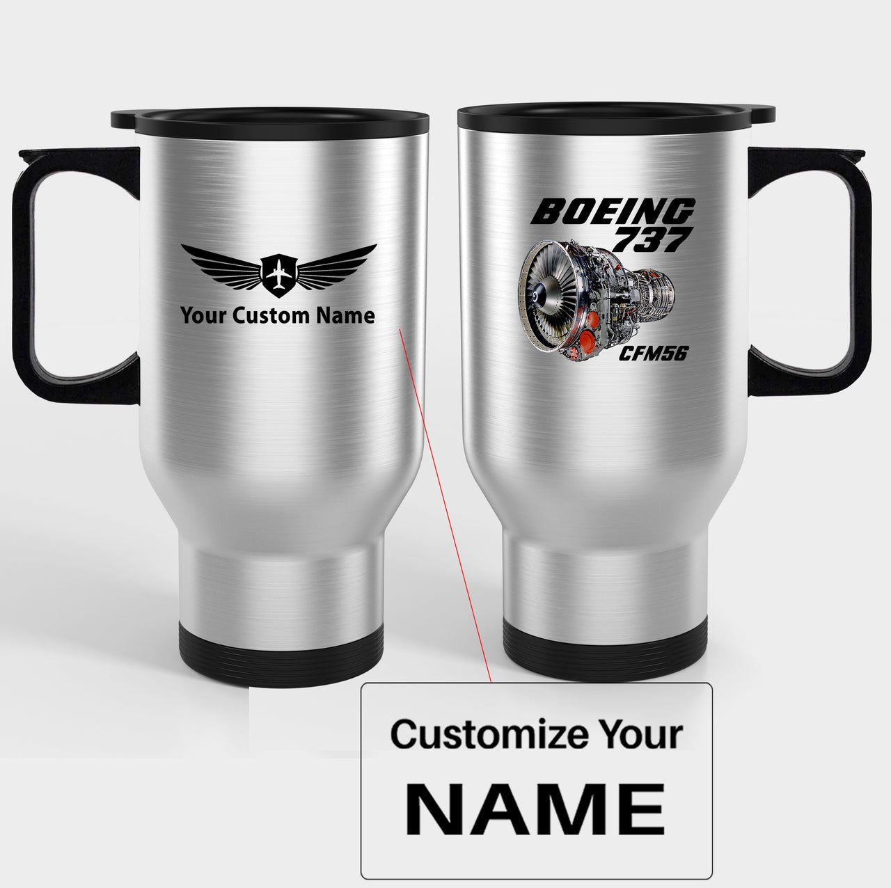 Boeing 737 aviation coffee mug from Aviation Shop