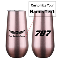 Thumbnail for 787 Flat Text Designed 6oz Egg Cups