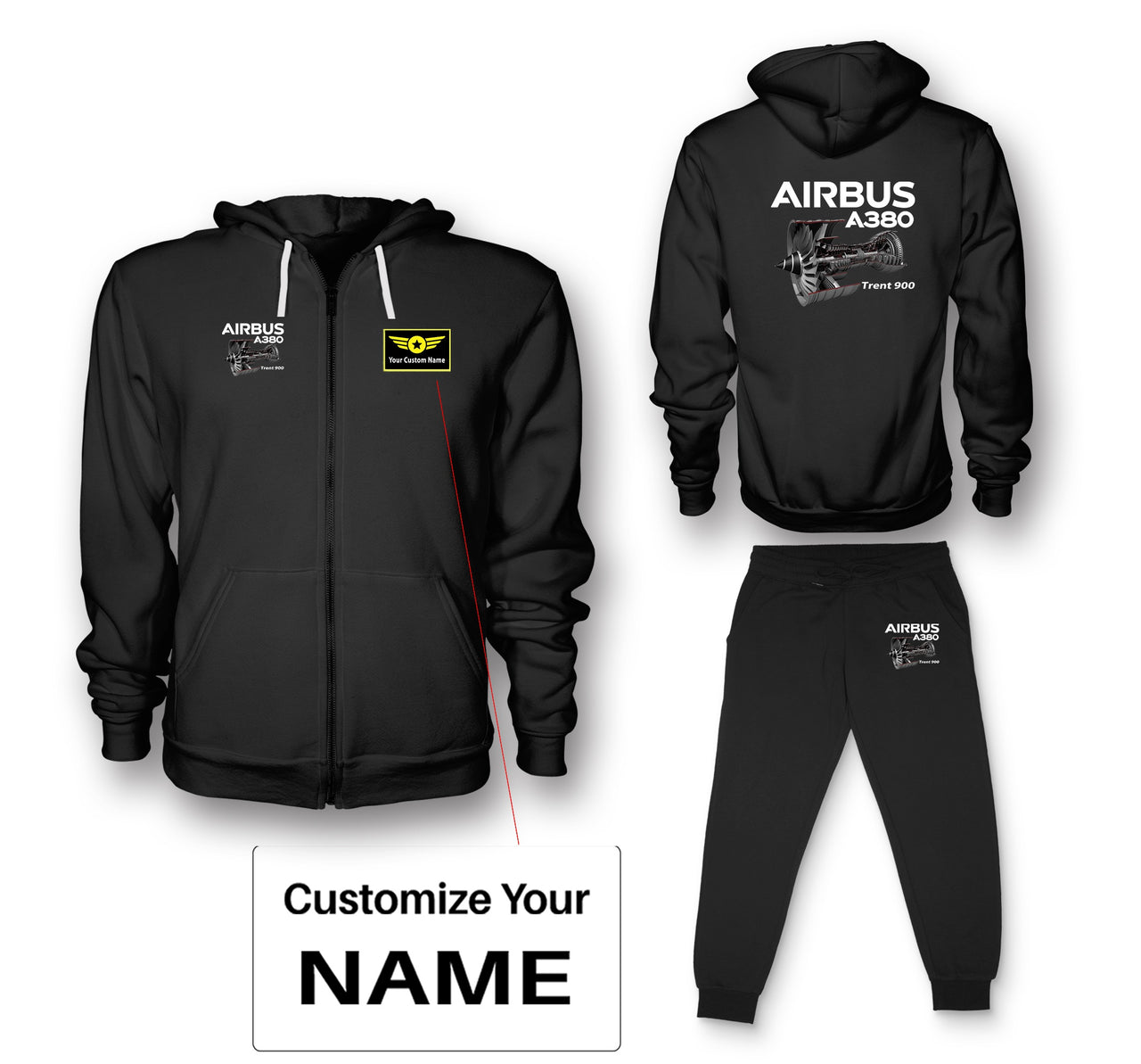 A380 pilot hoodie from Aviation Shop
