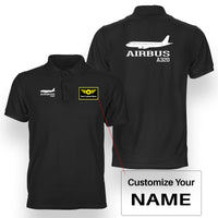 Thumbnail for Airbus A320 Printed Designed Double Side Polo T-Shirts