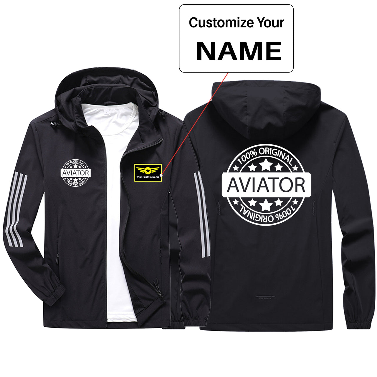 %100 Original Aviator Sport & Running Jackets