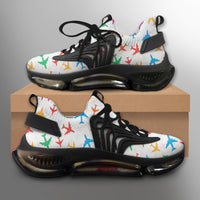 Thumbnail for Cheerful Seamless Airplanes Designed Fashion Running Shoes