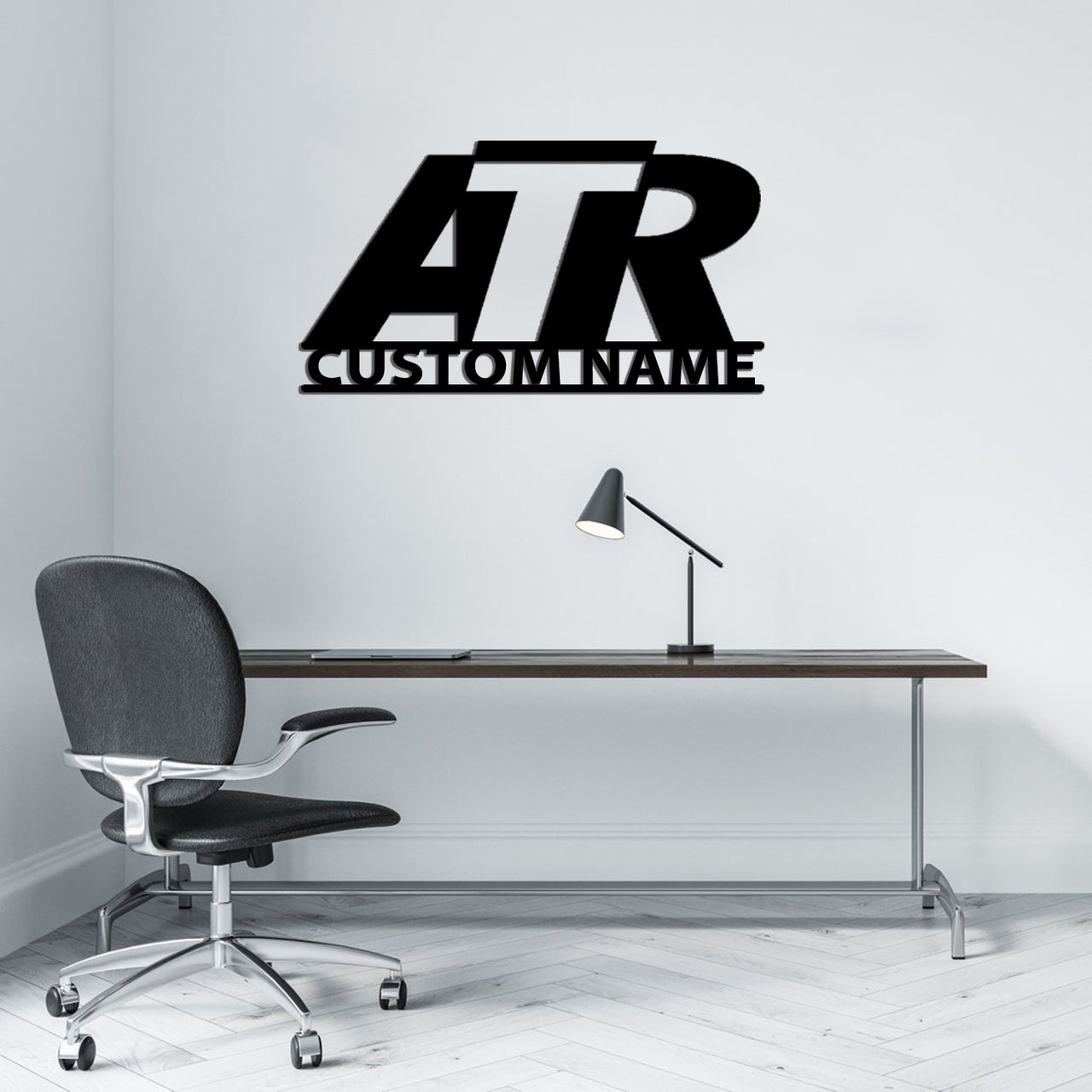 ATR & Text Designed Wall Metal Signs