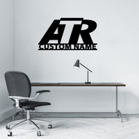 Thumbnail for ATR & Text Designed Wall Metal Signs