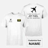 Thumbnail for I Love The Smell Of Jet Fuel In The Morning Designed Double-Side T-Shirts - view 3