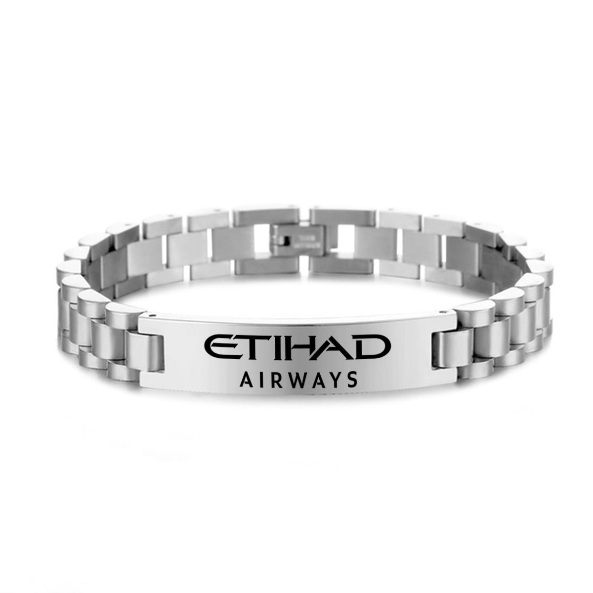 Etihad Airways Airlines Designed Stainless Steel Chain Bracelets