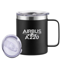 Thumbnail for Amazing Airbus A220 Designed Stainless Steel Laser Engraved Mugs