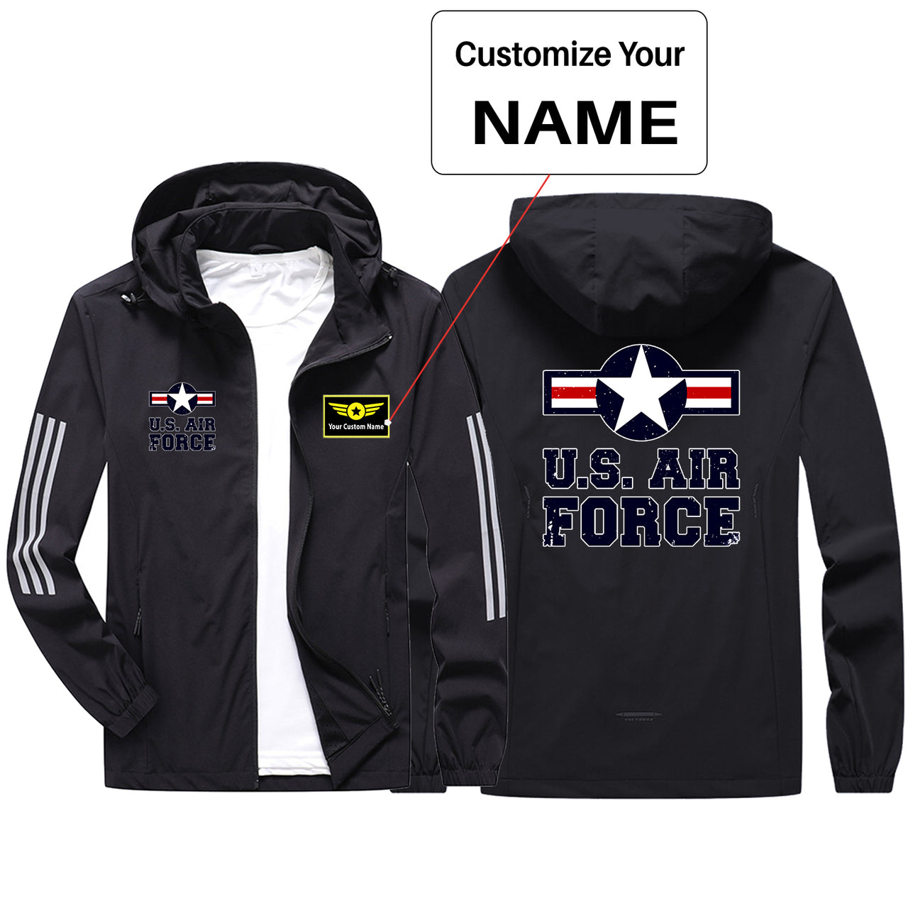 US Air Force Sport & Running Jackets
